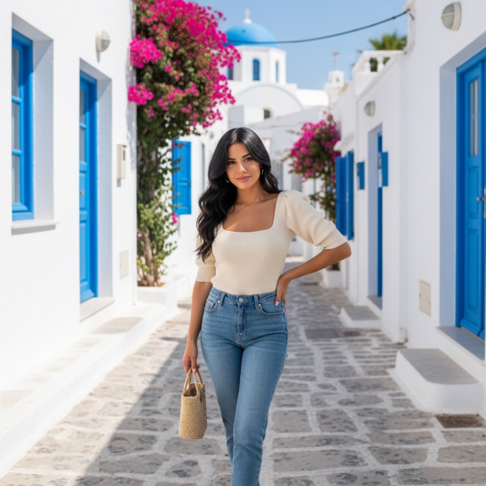 perfect creme knitted top